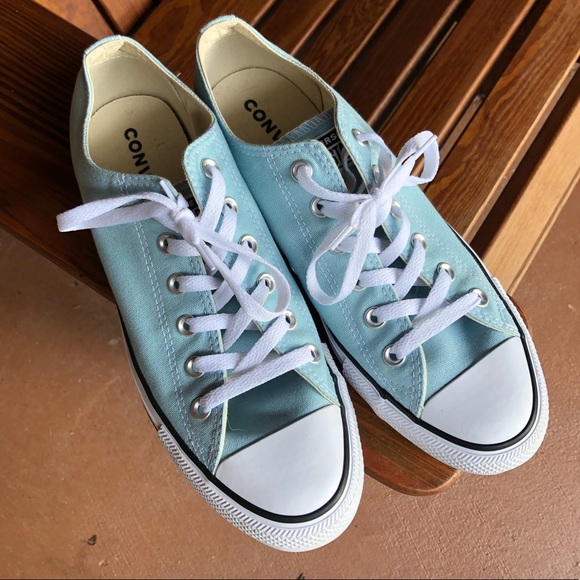 womens mint converse shoes
